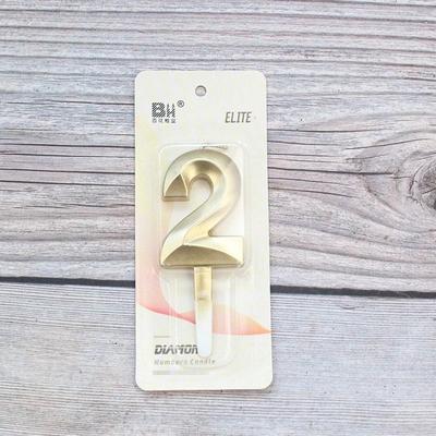 Uplift Picks Elegant Gold Diamond Number Candle For Memorable Birthday Cake Celebrations Everywhere #2