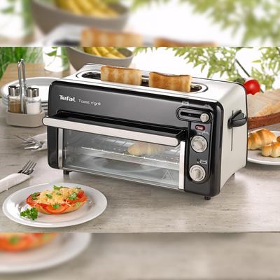 Toaster/Miniofen TOAST N'GRILL von Tefal. Langschlitztoaster u. Miniofen zum