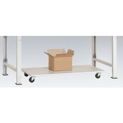 Manuflex AS1161.7035 Untertisch-Magazin, fahrbar 875x500mm, ohne Bügel RAL7035 lichtgrau Lichtgrau