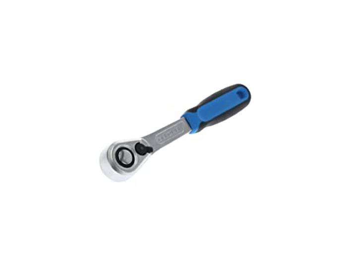 GEDORE Cliquet réversible\, 1/4 pouce\, Entraînement 6\,3 mm\, Angle de reprise à 9°\, Longueur 127 mm\, Poignée à 2 composants\, 2093 U-20