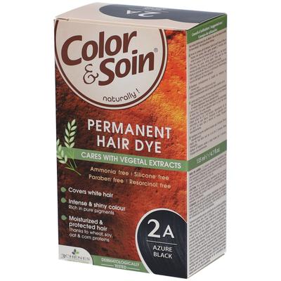 Color & Soin Coloration 2A brun azuré 135 ml Set