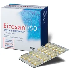 EICOSAN 750 Omega-3 Konzentrat Weichkapseln 240 St