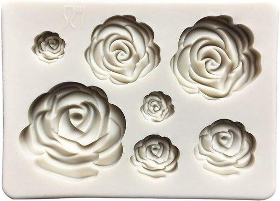 Witte siliconen taartvorm voor bruidstaarten en decoraties van chocolade of fondant
