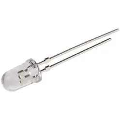 OptoSupply LED, ultrahell, 5mm, 40.000mcd, 15°, klar, warmweiß