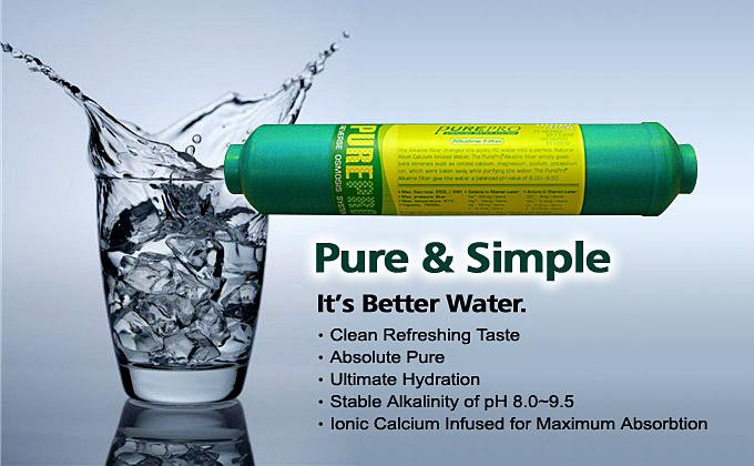 Alapure waterfilter voor alkalisch water