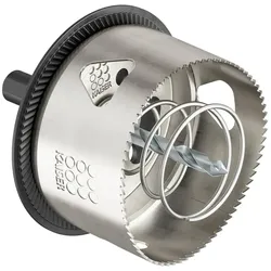 KAISER 1081-20 Werkzeug PROFI Fräser Ø 74mm mit Randsenker, Aufnahme, Zentrierbohrer Fein-Verzahnung 8 ZpZ 108120  - 10 Stück