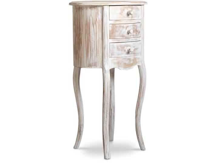 livasia Balinesischer Nachttisch – 40x30x70cm – Vintage Kommode mit Schubladen, Wohnzimmer Kommode im Landhausstil aus Teakholz, Handgefertigt und Nachhaltig aus Java, Shabby Look