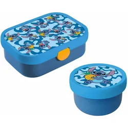 OBST- UND BENTOBOX STITCH Campus blau-gelb 300 & 750 ml