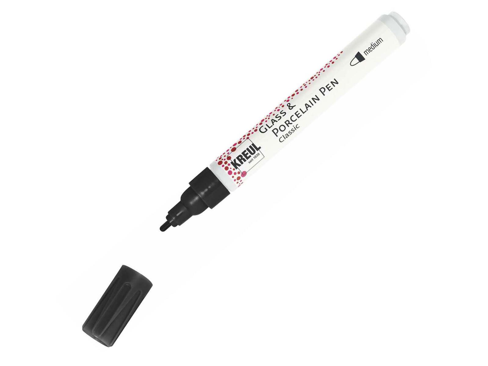 KREUL Porzellanstift 2.0 - 4.0 mm Schwarz 16411