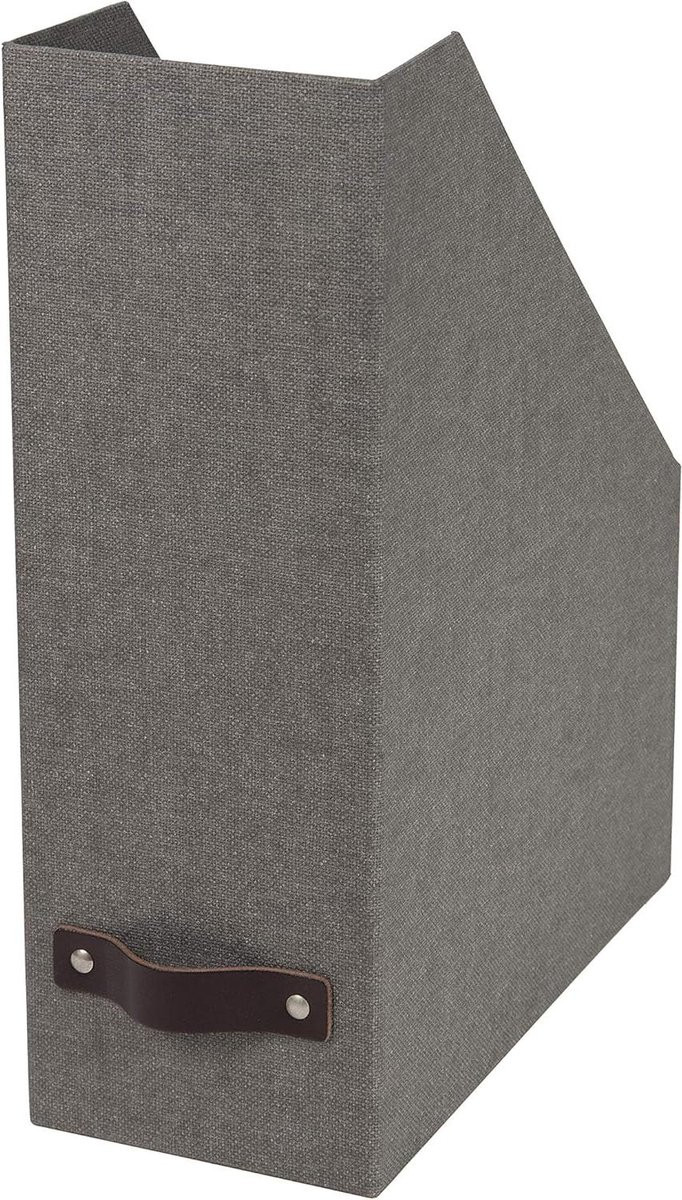 BIGSO BOX OF SWEDEN ESTELLE tijdschriftenhouder met handvat, linnenlook