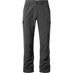 Craghoppers, Herren, Outdoorhose, Nosilife Convertible Cargo Hose II (34, L, One Size), Schwarz, Beige