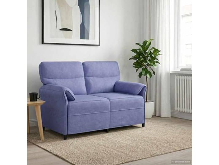 YUTAASU Sofa 100% Polyester, Metallrahmen, MDF Modernes Design, weiche Schaumstoffkissen, klappbare Armlehnen, stabiler Rahmen, für Wohnzimmer