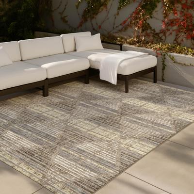 Addison Rugs Machine Washable Indoor/ Outdoor Modern Ovid Chantille Rug