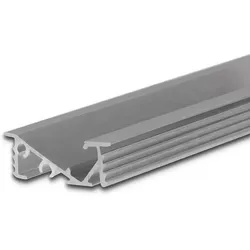 ISOLED LED Möbel-Einbauprofil FURNIT6 D, geneigt 42°, Aluminium, 200cm, Alu eloxiert ISO-114817