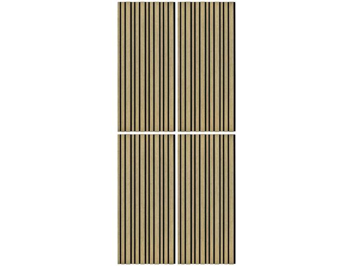 Akustikpaneel, Beigebraun, Holz, Beigebraun, Eiche, 52x120 cm, Fsc, CE, Wandverkleidung, Akustikpaneele
