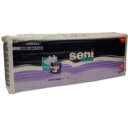 Super Seni Plus XL Inkontinenzhosen, Unisex, 30er Pack, 130 - 170 cm, 3200 ml 30 St