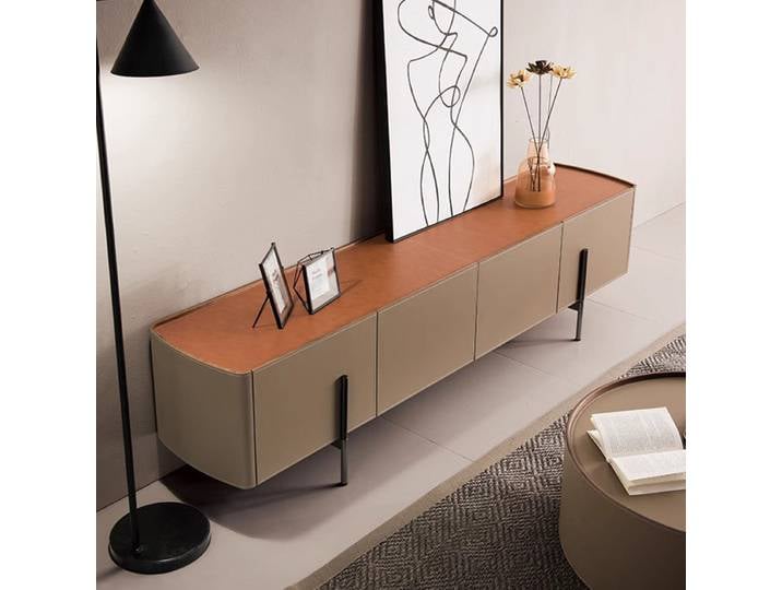 Meuble TV de salon de luxe, meuble de rangement simple, table TV multimédia, meuble de rangement moderne pour couloir, meubles tendance