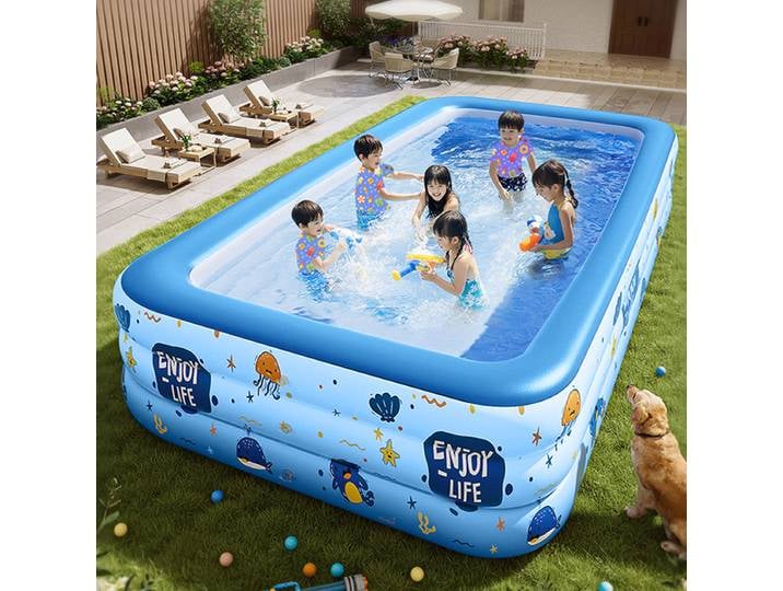 Piscine gonflable mobile grande famille adulte gonflable PVC épaissi piscines bébé piscines intérieur extérieur baignoire