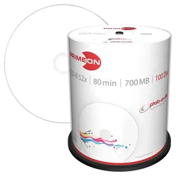 PRIMEON CD-R bedruckbar 100er Spindel