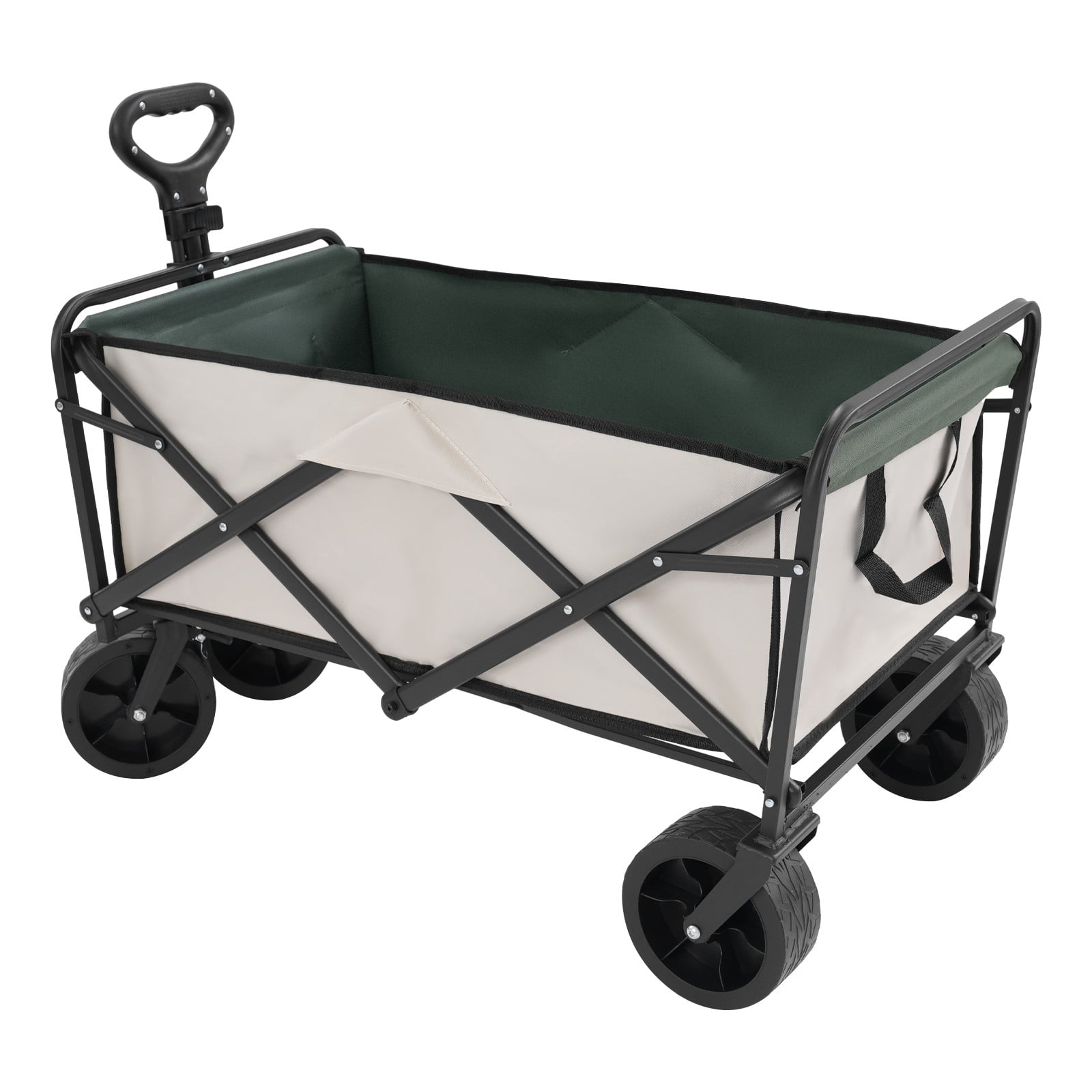 Easybuy Inklapbare Bollerwagen Tuinkar met wielen, maximaal draagvermogen 115 kg