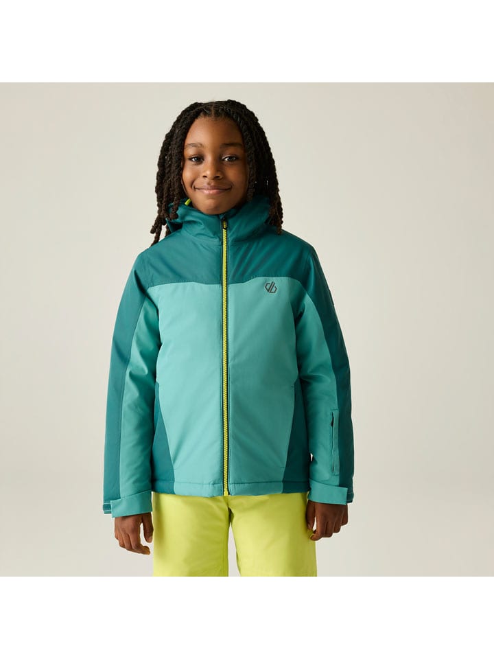Dare 2b Ski-/ Snowboardjacke "Piste" in Gelb/ Grün/ Türkis - 104