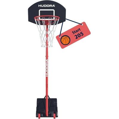 HUDORA 71640 - Basketballständer Start 205, red, transportabel