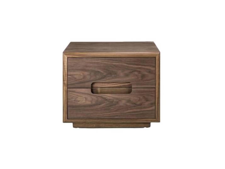 RIVA 1920 table de chevet SOSPIRO NIGHT TABLE (Noyer avec noeuds - bois massif)
