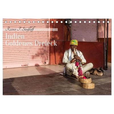 Indien Goldenes Dreieck (Tischkalender 2027 DIN A5 quer), CALVENDO Monatskalender