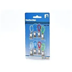 Handtuch-Clipanhänger Set 8 Stück Tuchhalter Textilklammern Wäscheklammern