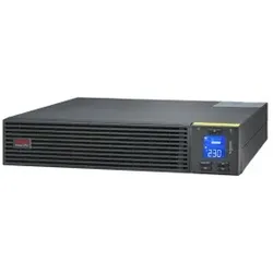 APC SRV3KRIRK-E APC Easy UPS On-Line, 3kVA/2700W, Rackmontage 2HE, 230V, 6x IEC C13 + 1x IEC C19 Ausgänge, Intelligenter Kartensteckplatz, LCD, mit