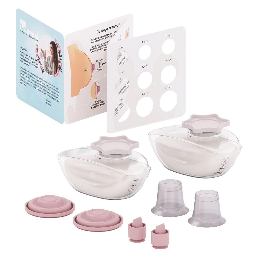 Momini TwinHarmony kabellose elektrische Milchpumpe (TWINHARMONY)