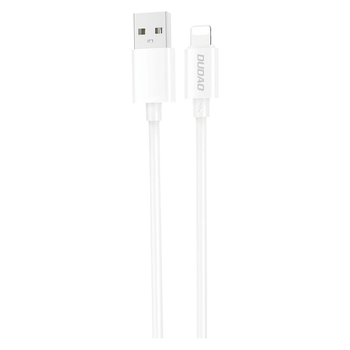 Dudao L4SL USB-A / Lightning 2A cable 1m - white (1 m, USB 3.2 Gen 1) (L4SL)