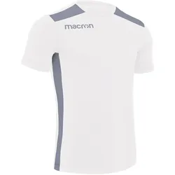 Macron, Herren, Sportshirt, Flute (S), Weiss