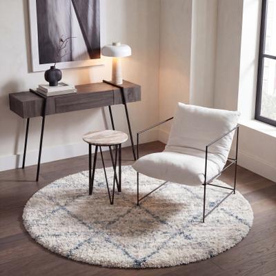 SAFAVIEH Fontana Shag Alja Modern Trellis 2-inch Thick Rug