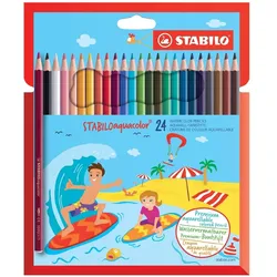 Stabilo, Malstifte, Aquarell-Buntstift (24x)