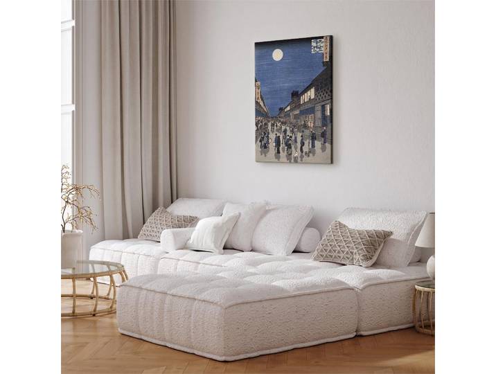 Leinwandbild View of Saruwaka Street Filz Violett/Violett 40 x 60cm
