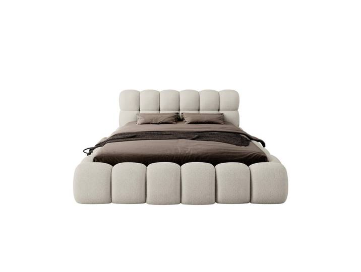 Fedve Polsterbett Isny 180x200 cm, Beige, 180x200 cm, Schlafzimmer, Betten, Polsterbetten