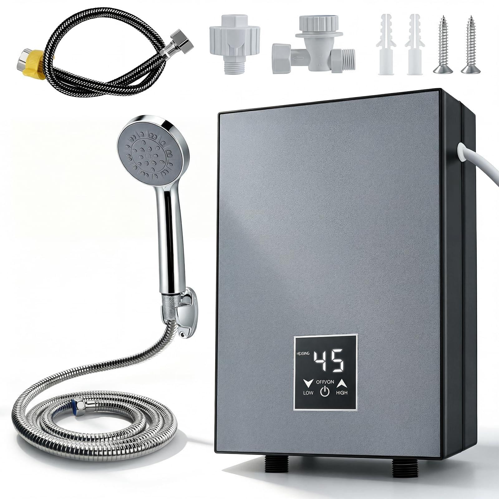 Selius Mini Doorstroomboiler 5500 W Grijs