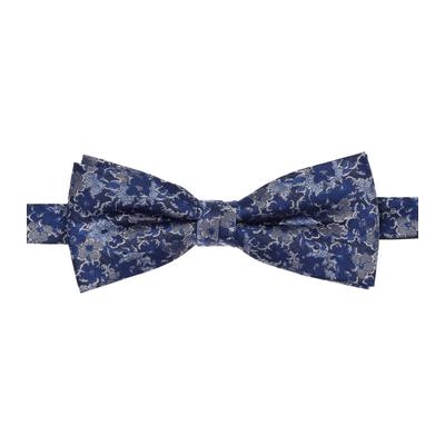 Fliege VENTI "VENTI Fliege Print", Herren, blau (dunkelblau), 100% Seide, Fliegen