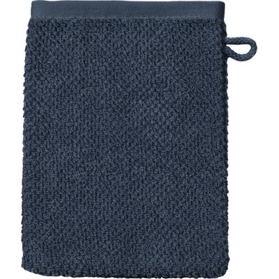 Waschhandschuh ROSS "SELECTION", blau (nachtblau), B:16cm L:21cm, Frottier, Handtücher, 100 % Bio-Baumwolle