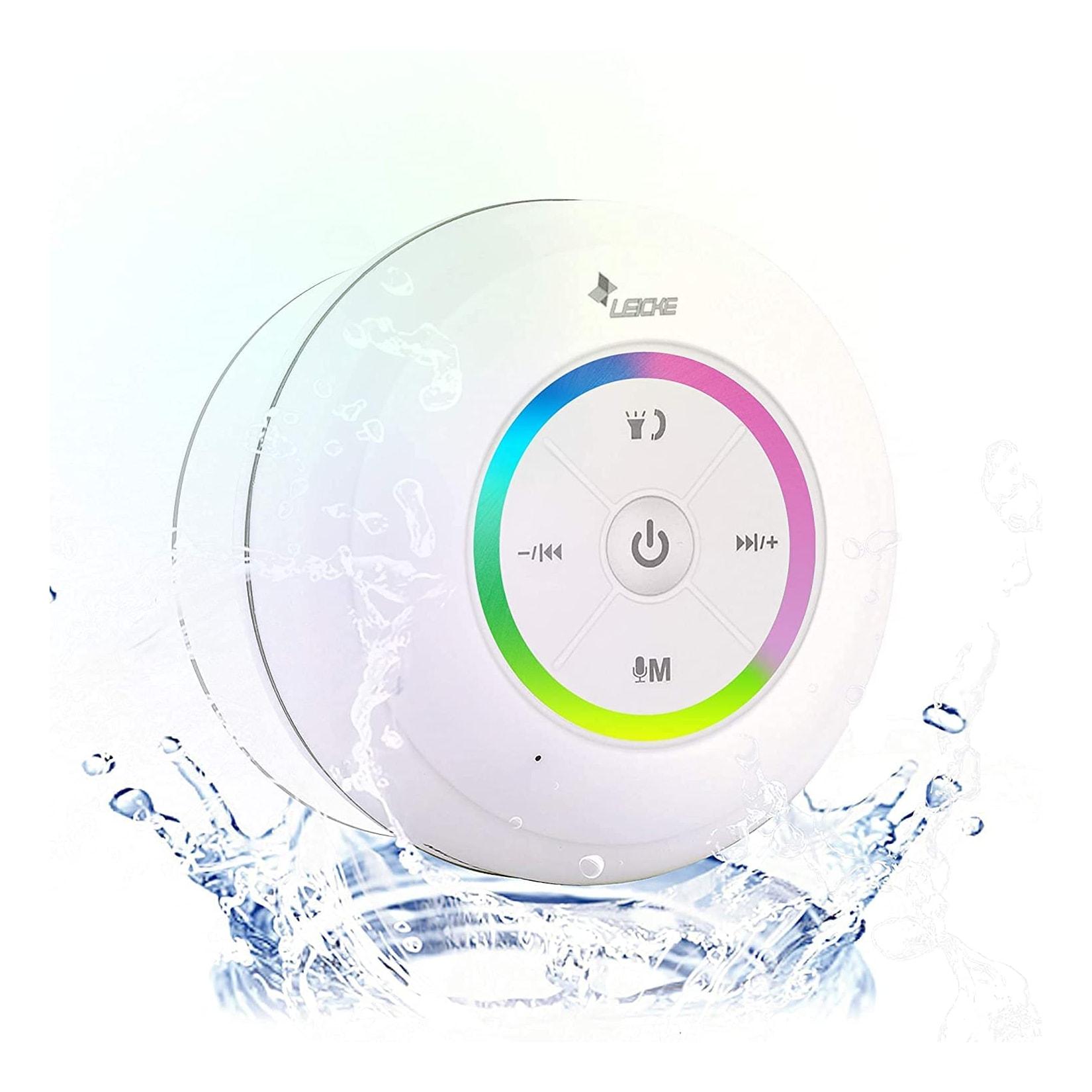 LEICKE DJ Roxxx Shower Bluetooth Lautsprecher mit Saugnapf