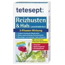 tetesept Reizhusten & Hals 20 St Lutschtabletten