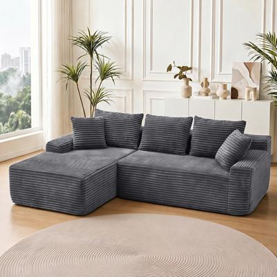 Dovelina 95 Sectional Couches for Living Room Cloud Couch Sofa with L-Shape Upholstered Boneless