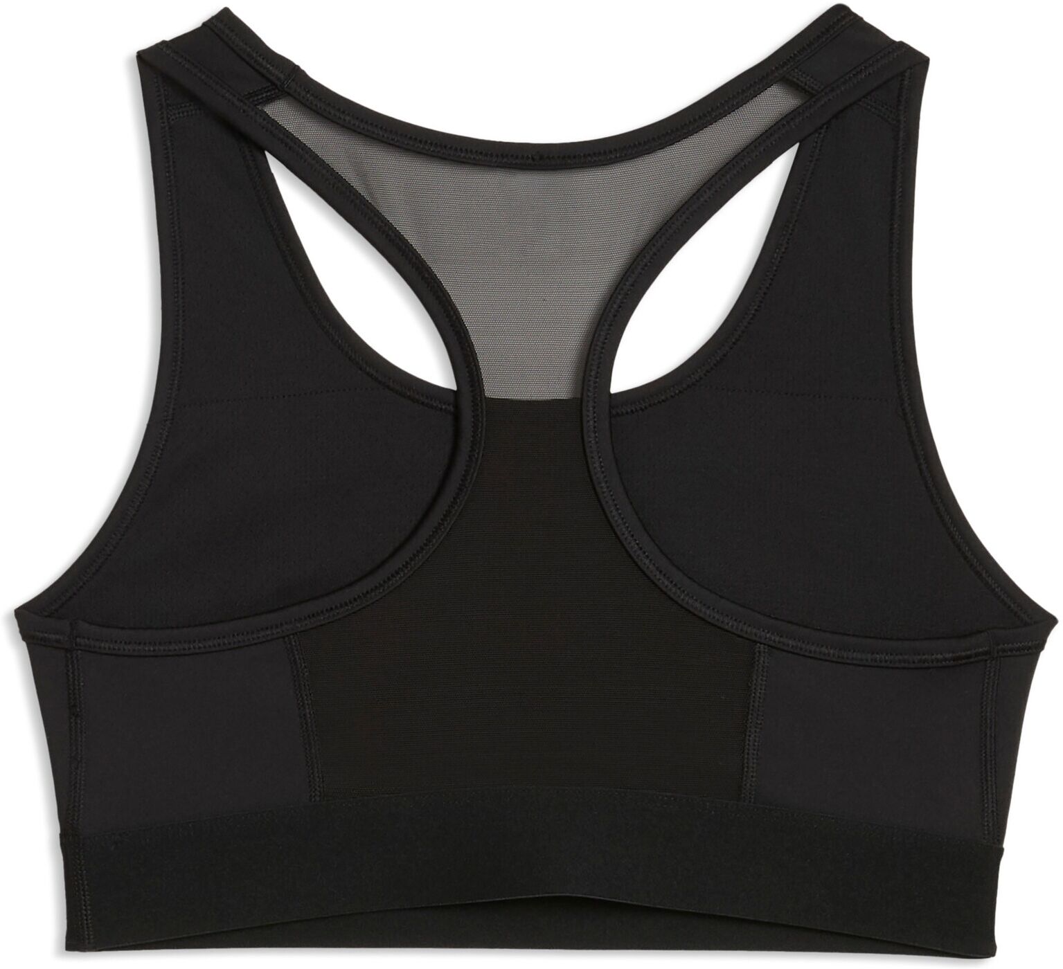 Sport-BH PUMA "W X HYROX MID BRA", Damen, Gr. L, N-Gr, puma schwarz, Interlock, Obermaterial: 85% Polyester, 15% Elasthan, schmal, BHs Sport-BH, schmale Passform, für Fitness-Training, sportlicher Stil puma schwarz L, N-Gr