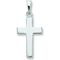 Kettenanhänger ONE ELEMENT "Kreuz Anhänger aus 925 Silber", silber, Schmuckanhänger, Damen, Silber 925 (Sterlingsilber), Kettenanhänger, Zartes Emblem – unaufdringlich und dennoch ausdrucksstark
