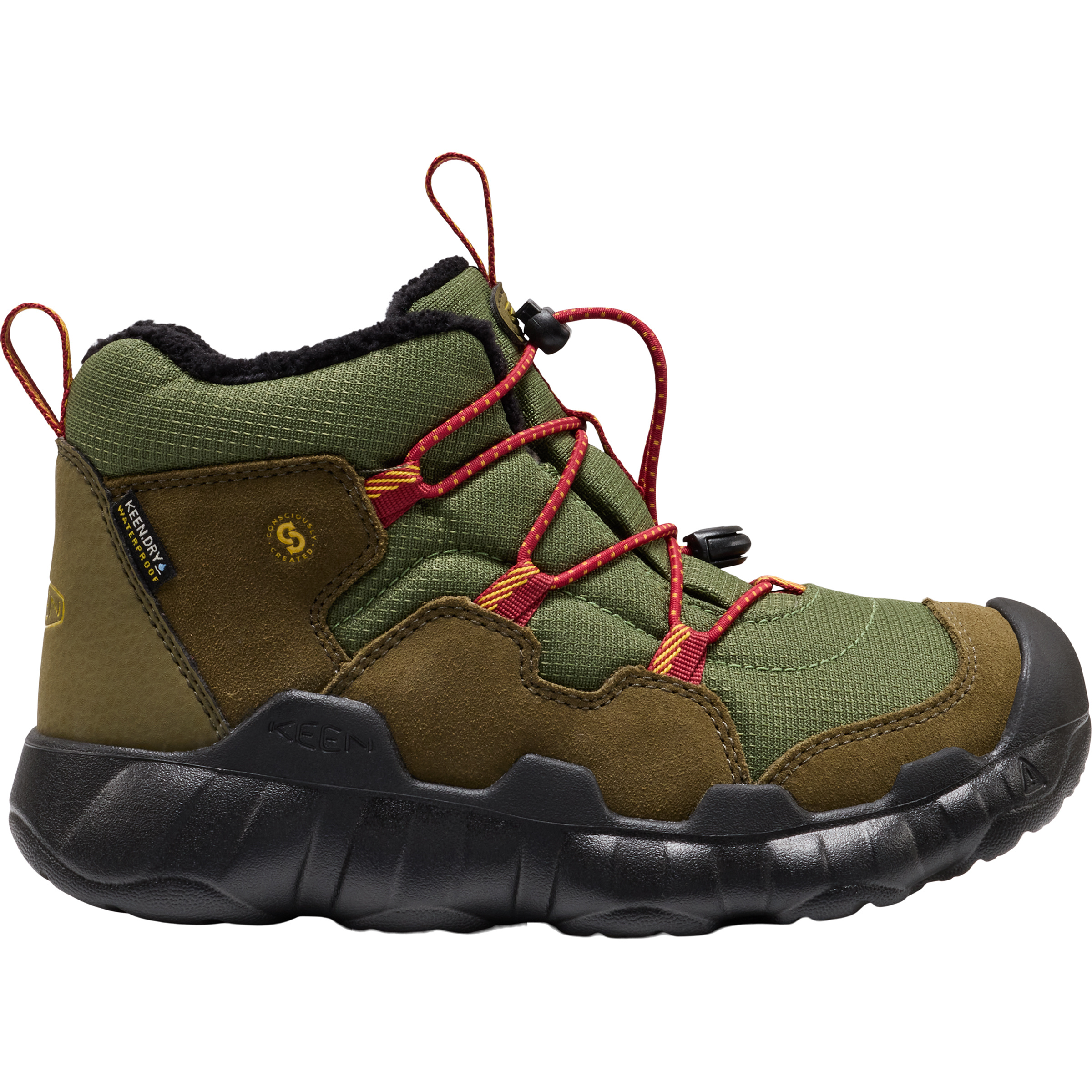 Keen Hypowser Chukka WP Kinder Winterschuhe & Winterstiefel schwarz Größe 38 Schnell trocknend