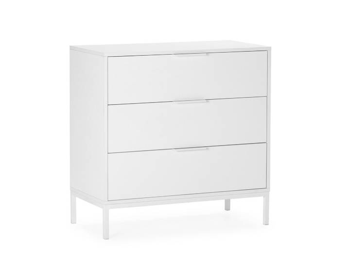 KOMMODE 80/80/40 Auri Weiß