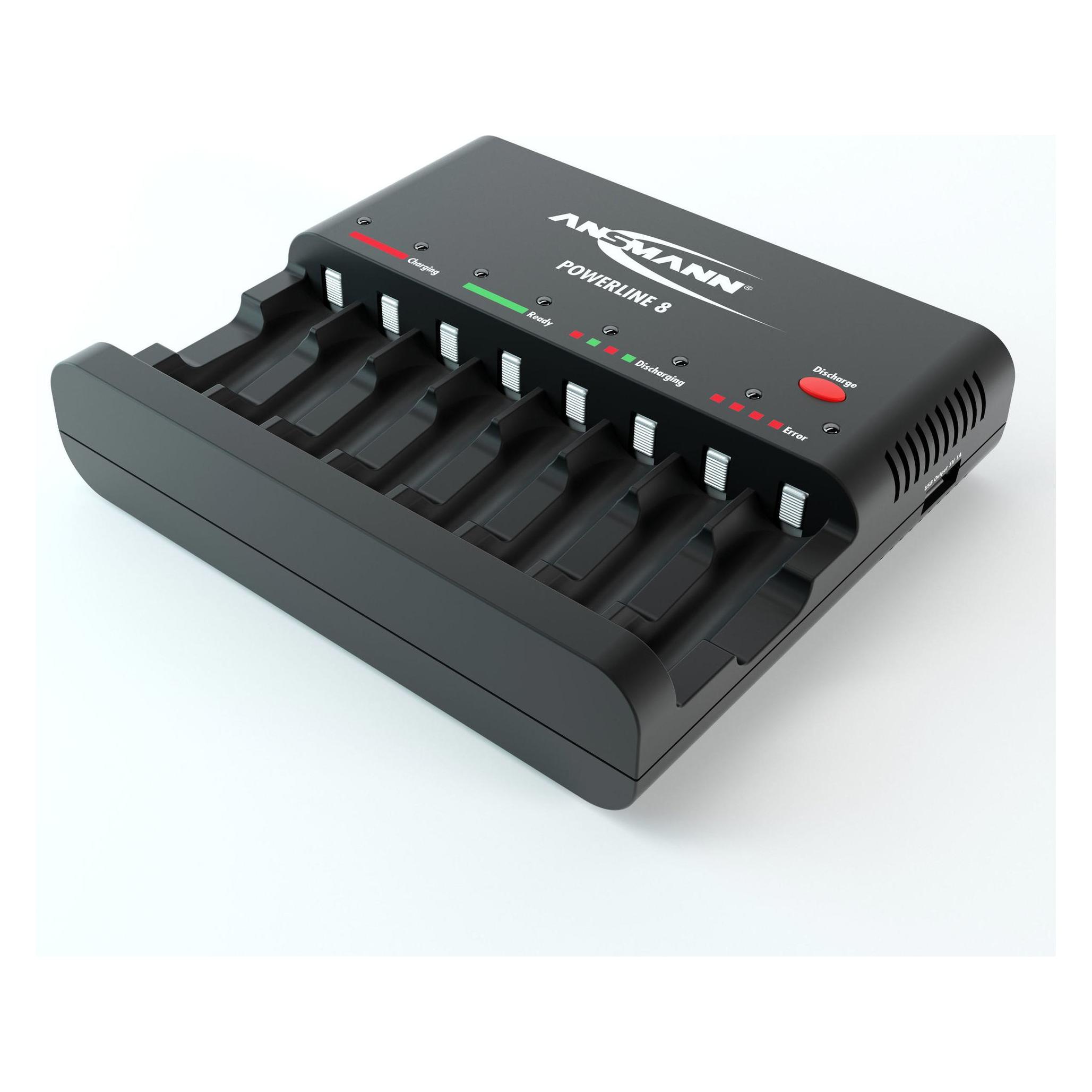 Ansmann Powerline 8 (1 Stk., Ladegerät ohne Akku) (1001-0006)