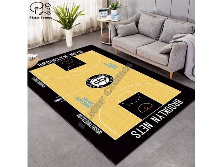 Tapis de basket-ball antidérapant - SRC-1014 - 120x160cm - Moderne - Synthétique