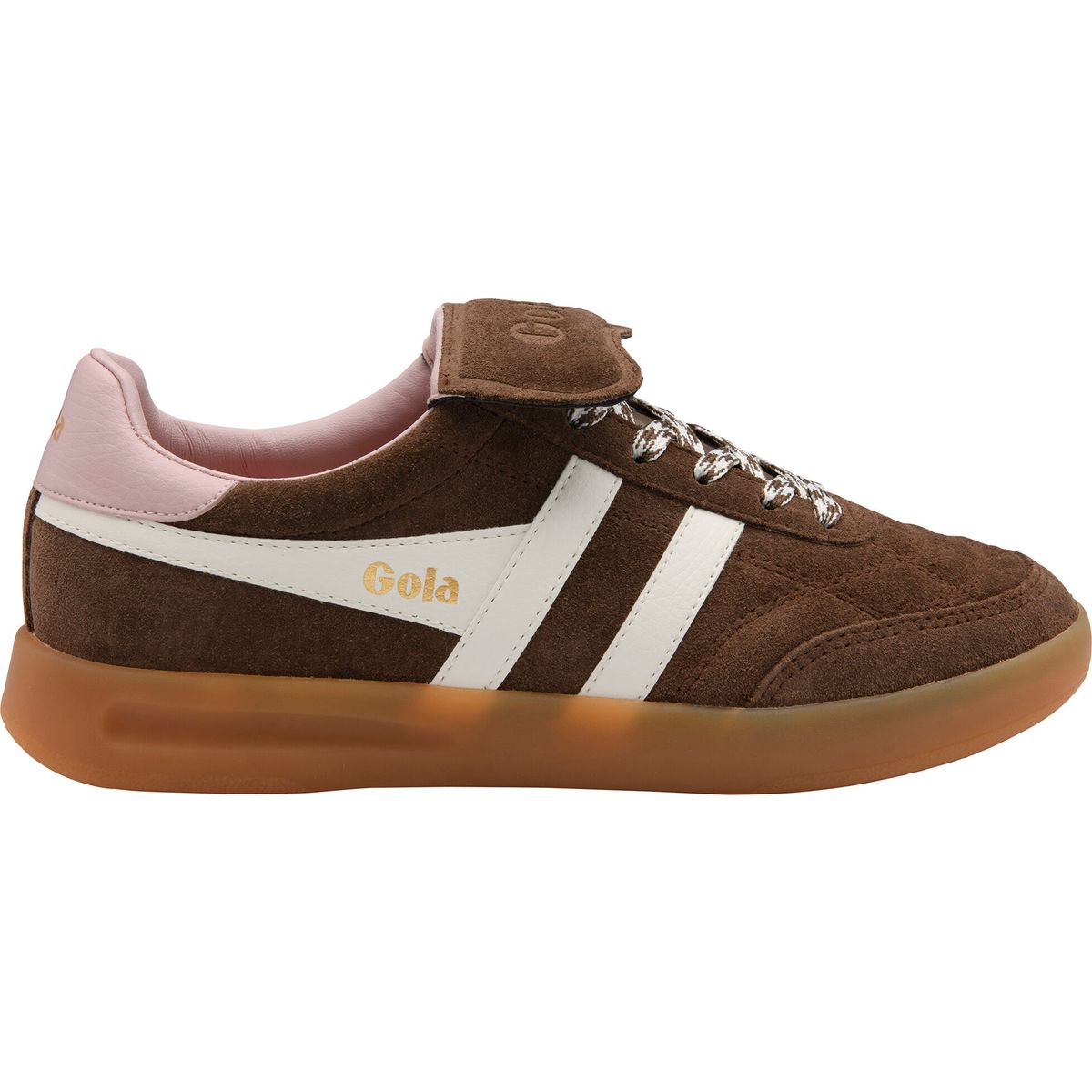 Gola Stadia 86 Sneaker Women otter/off white/chalk pink/gum (FW) 39 CLB787-FW-39-otteroffwhitechalkpinkgum